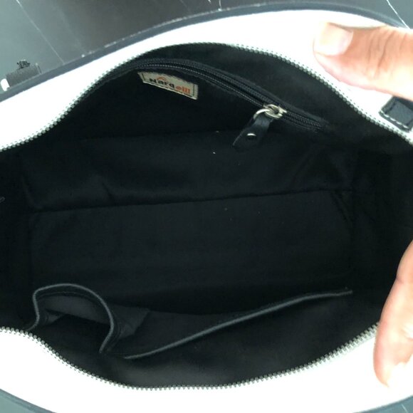 Nardelli Women’s White Black Bag Purse - Picture 7 of 12